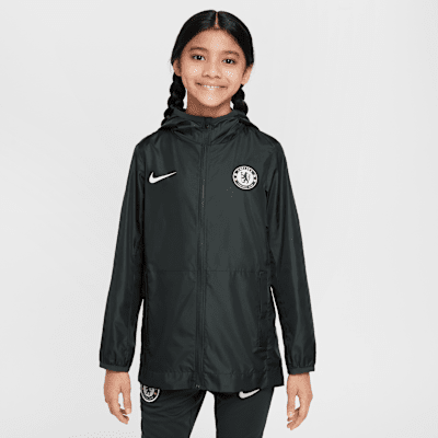 Chelsea F.C. Academy Pro Older Kids' Nike Football Hooded Rain